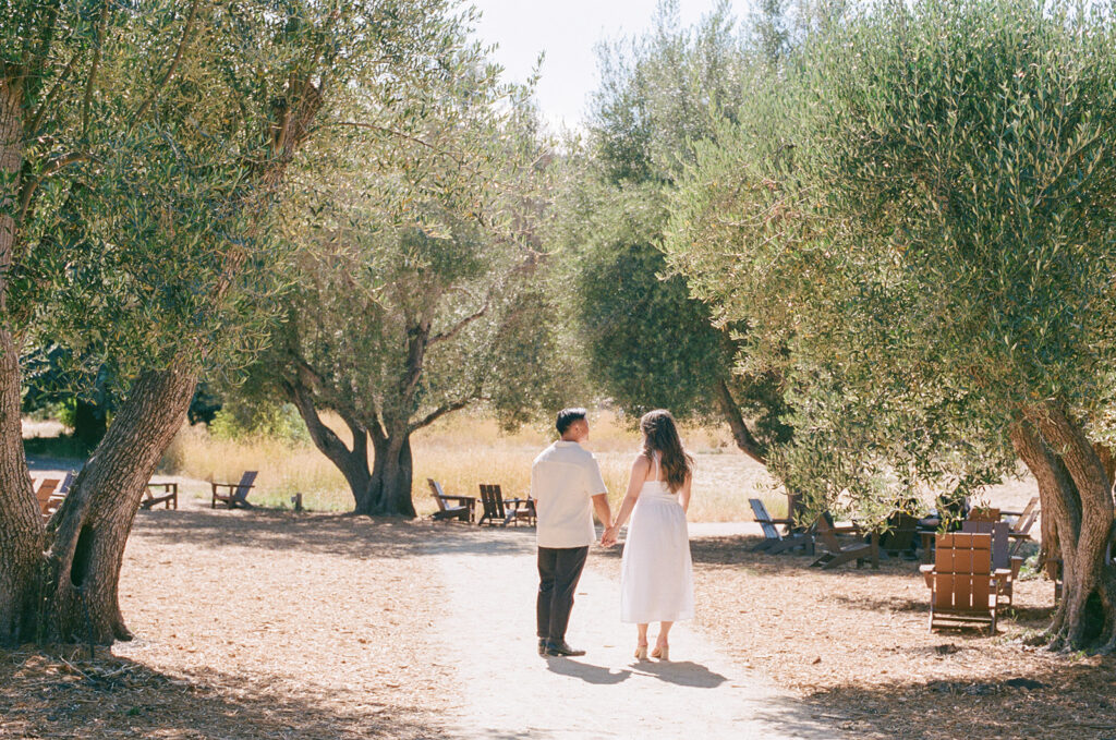 Film at Filoli engagement session