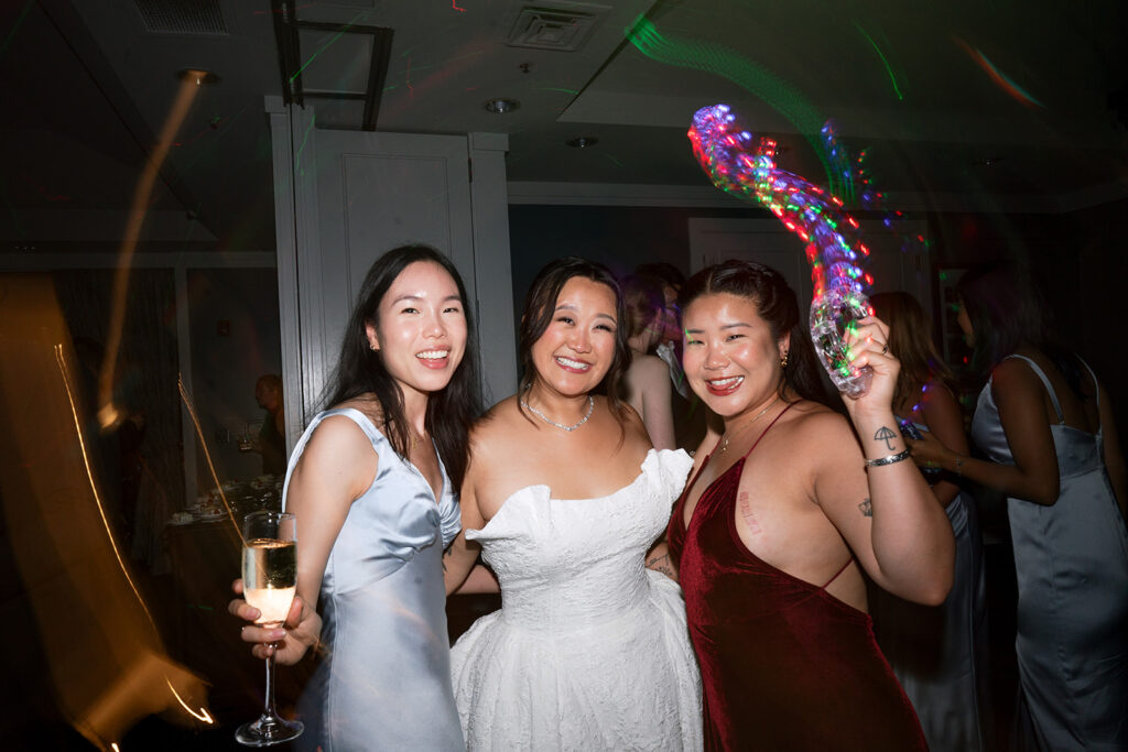 bride enjoys open dance floor at San francisco bay area wedding