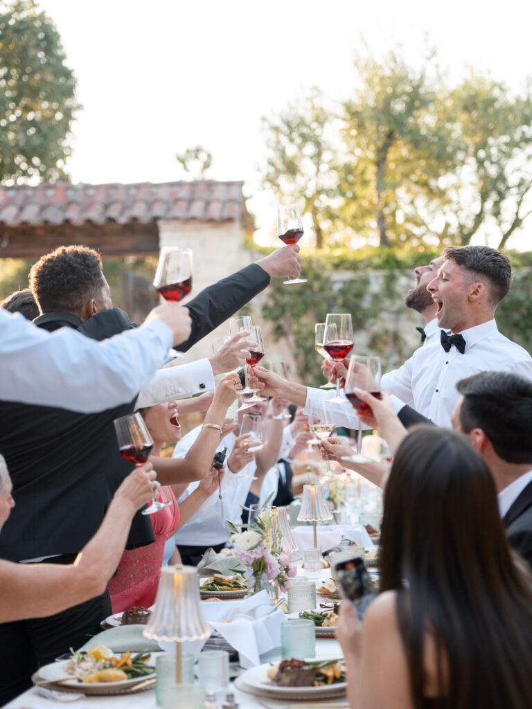 Toast for the newlyweds