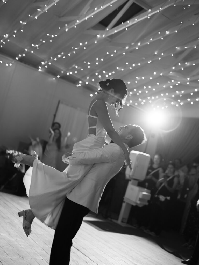 First dance by the wedding couple, captured by editorial san francisco wedding photographer
