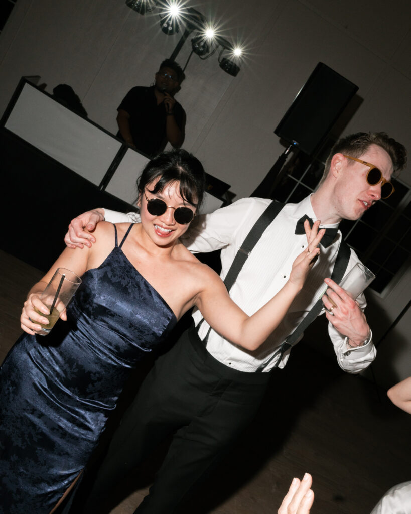 Fun open dance floor candids