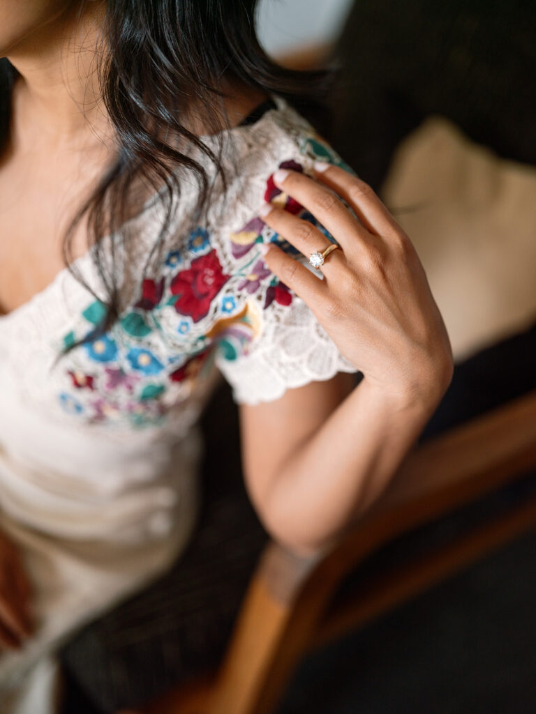 Close up ring portrait